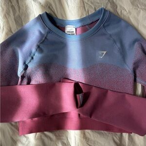 Gymshark long sleeve crop